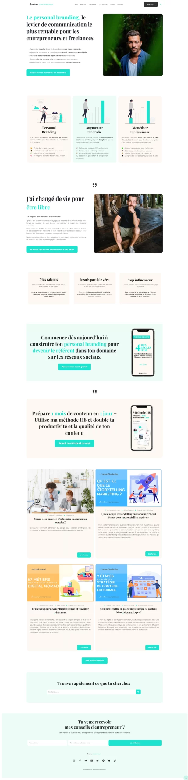 Aventure d'entrepreneur